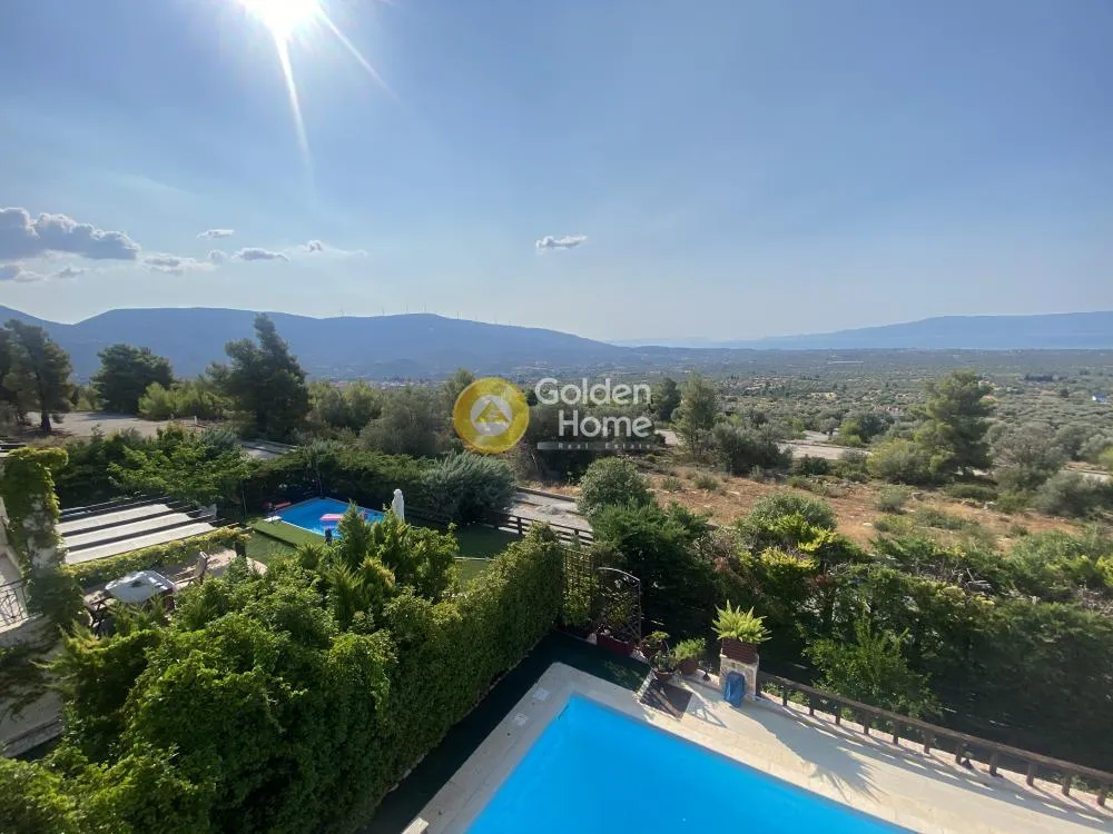 Piscine - Independent Mezzanine with Panoramic View in Amarynthos