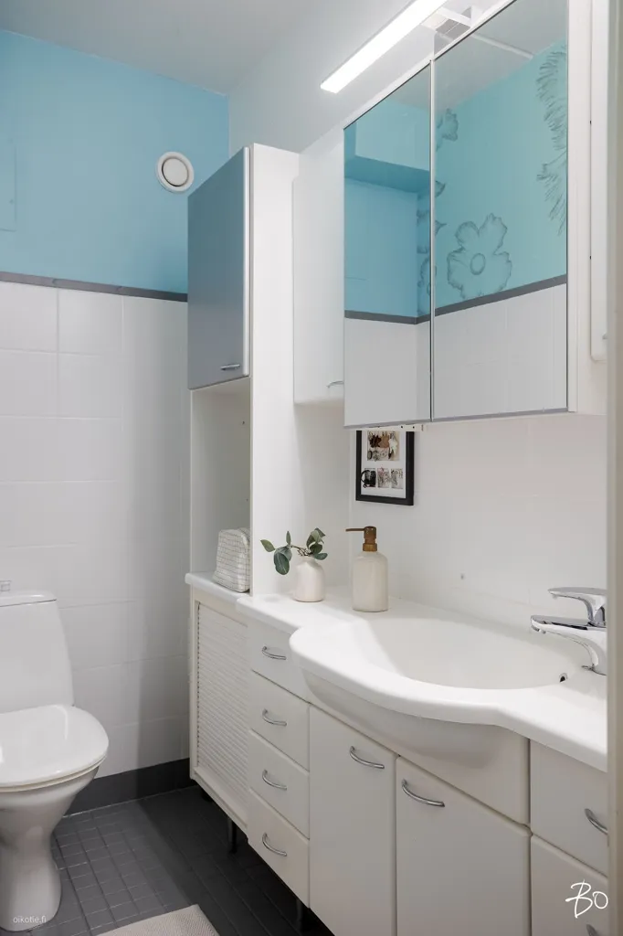 Salles de bain - Apartment with Sauna and Balcony in Jyväskylä