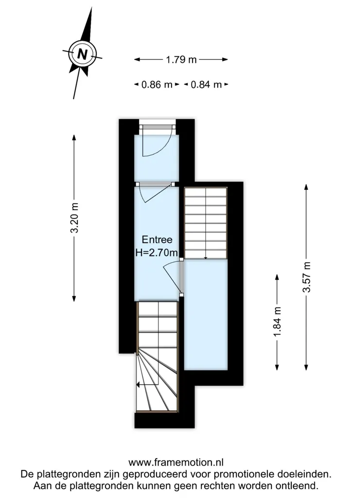 Plaan - 4-toaline korter asukohas Rotterdam