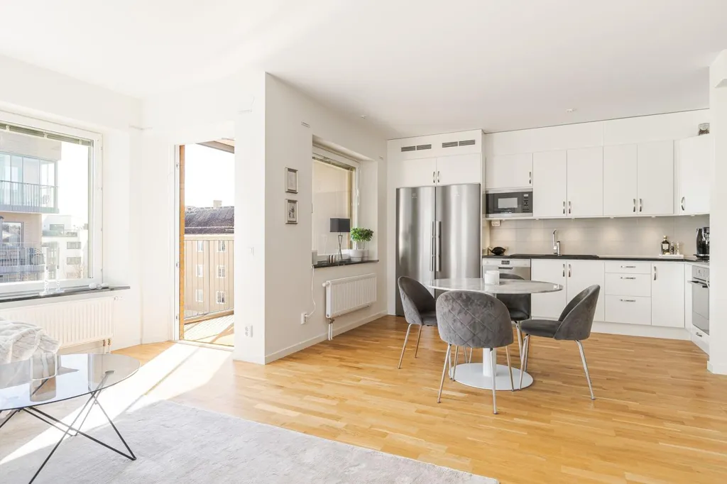 Cuisine - Apartment with Balcony in Övre Vasastaden, Linköping