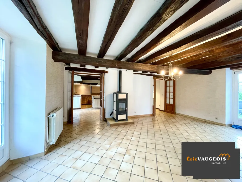 Séjour - Maison Briarde avec Jardin à Mauperthuis