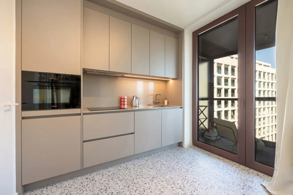 Cuisine - Appartement avec Vue sur la Schelde à Anvers