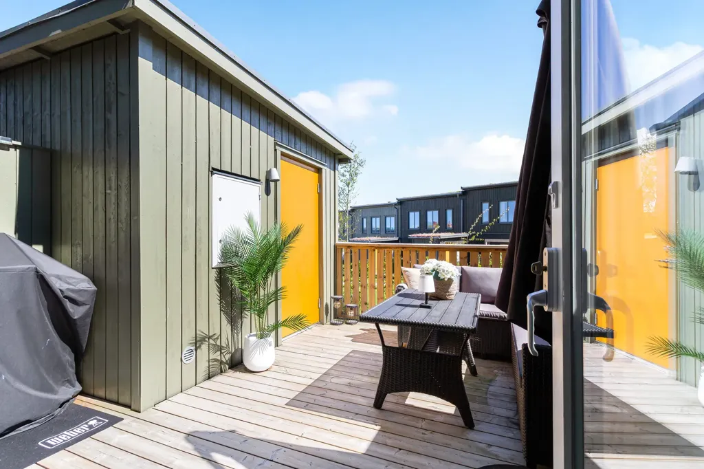 Terrasse - Modern Flat with Balcony in Båstad