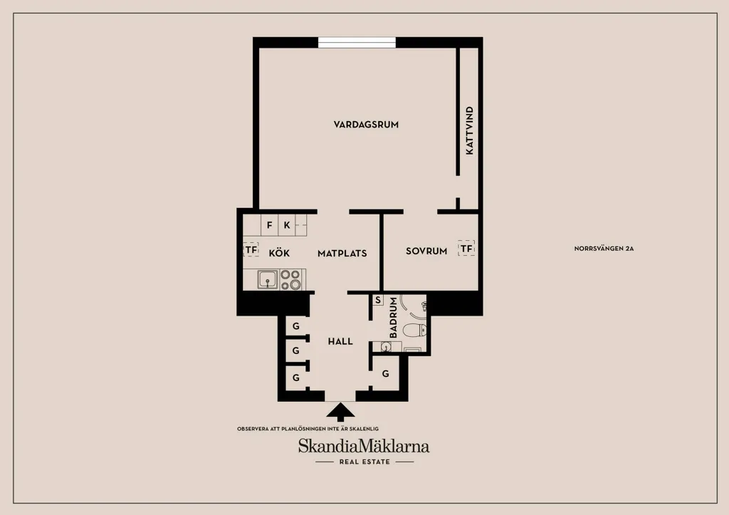 Plan - Charming Penthouse with Park View in Linköping
