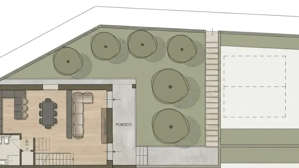 Planimetria - New Bifamiliar Villa with Garden in Pisa