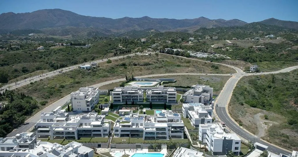 Vista aerea - Apartment with Pool in Estepona, Andalusia
