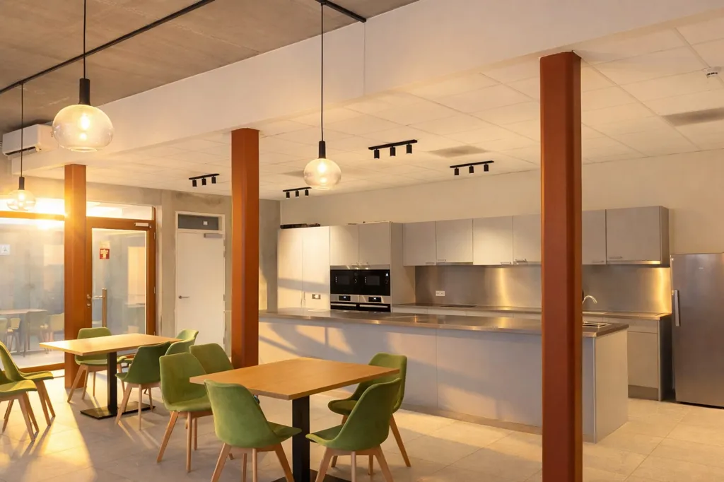 Salle à manger - Studio à Proximité de Haute École Erasmus à Bruxelles