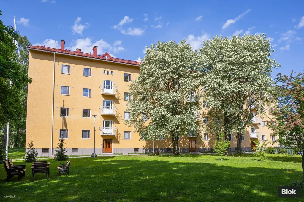 Jardin - Renovated Apartment with Balcony in Ruskeasuo