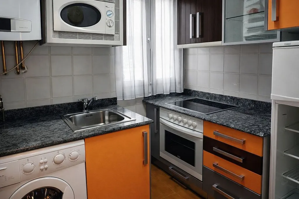 Cuisine - T2 Flat with Terrace in Numancia - San Fernando