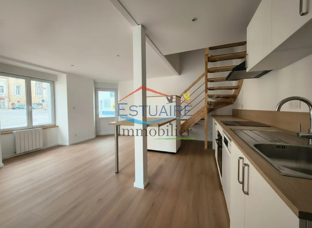 Köök - Duplex Apartment with Terrace in Fay-de-Bretagne