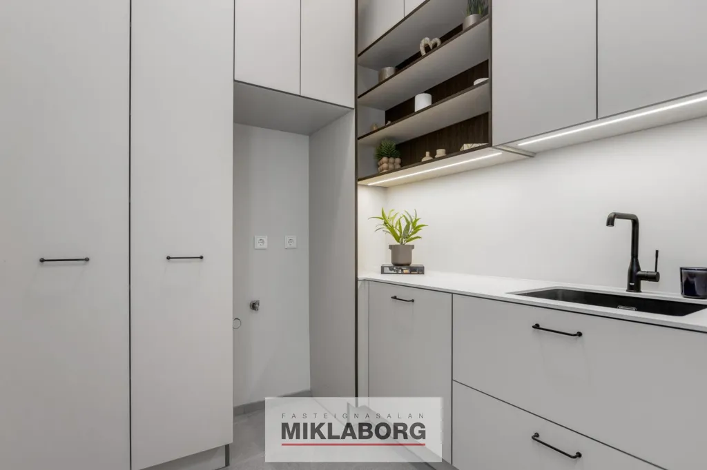 Cucina - New Flat with Balcony in Hafnarbraut