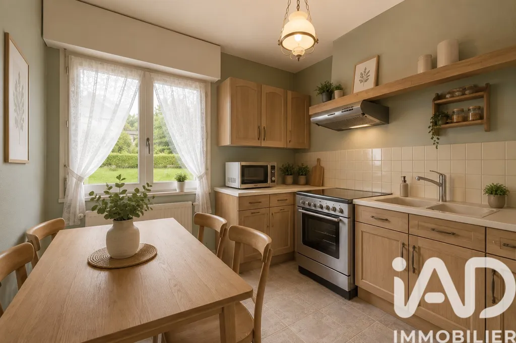Cuisine - Maison Mitoyenne avec Terrasse dans Environnement Calme