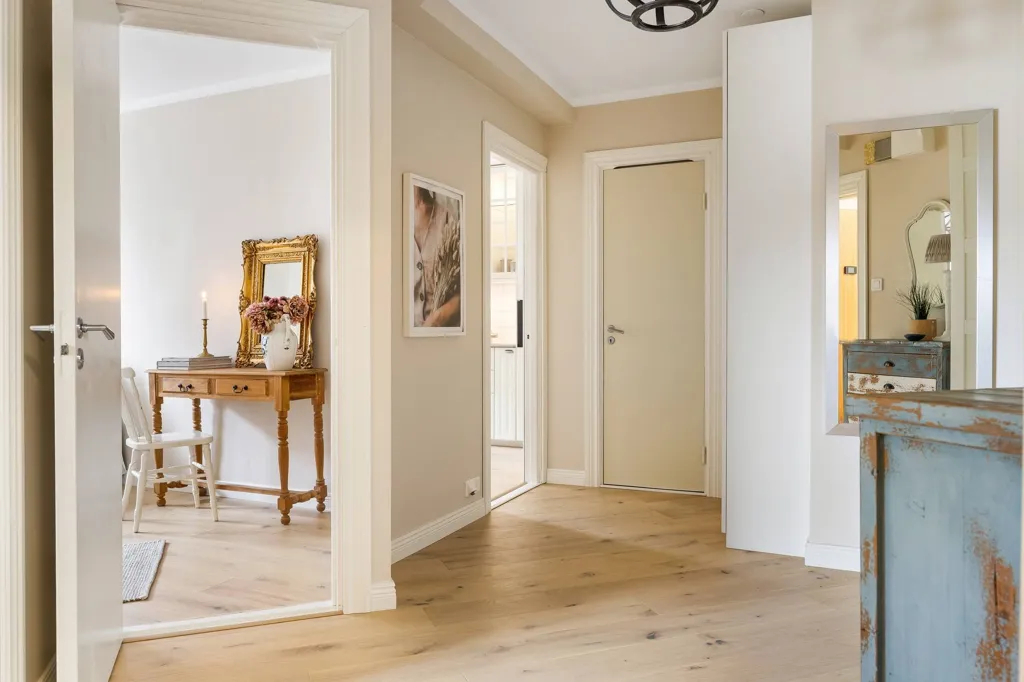 Entrée - Renovated Apartment with Balcony in Ystad