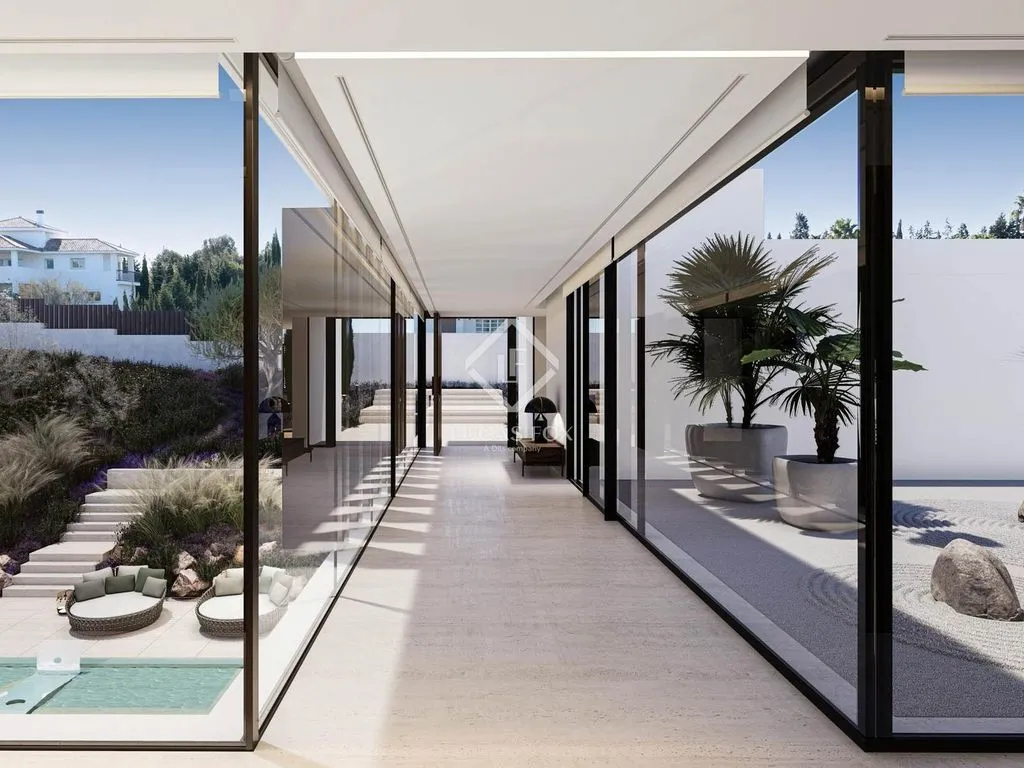 Piscine - Modern Villa with Pool in Sotogrande