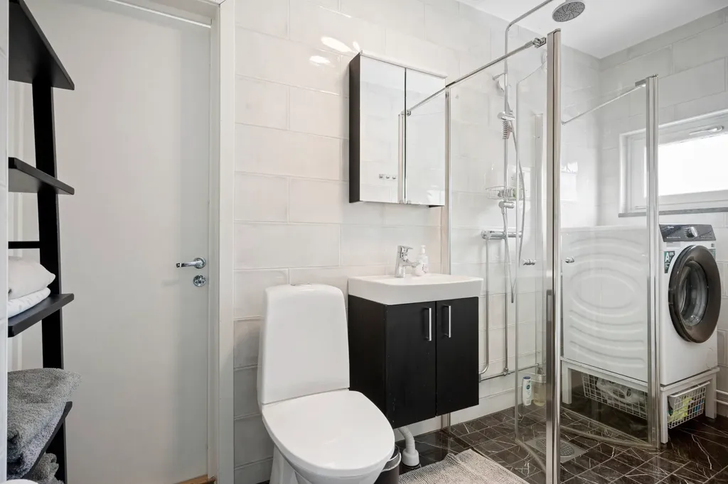 Salles de bain - Appartement 3 pièces à Skövde