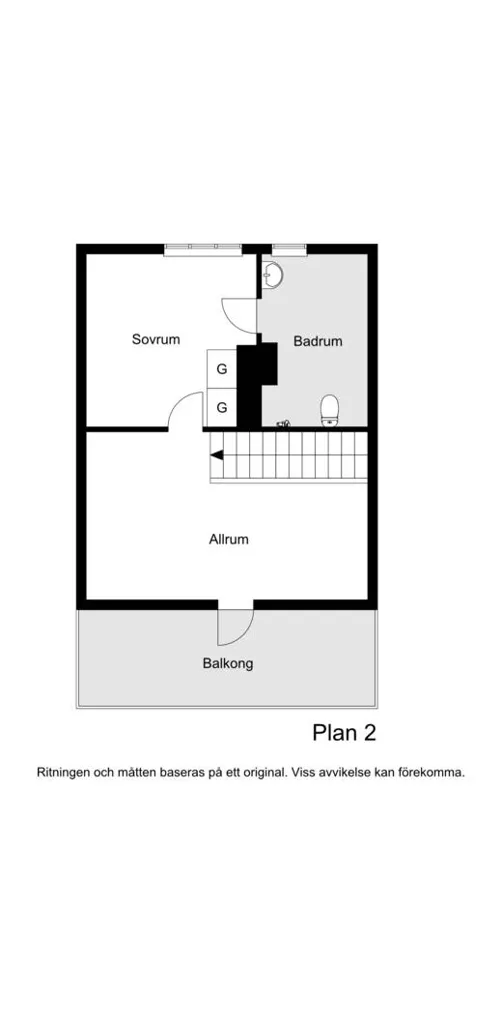 Plan - Charming House with Balcony in Huddinge