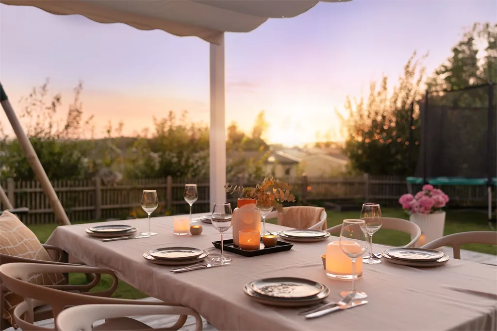 Terrace - Modern Villa with Garden in Sunny Location