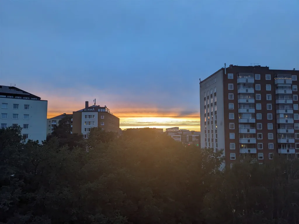 Balcon - 1-Bedroom Apartment with Balcony in Solna