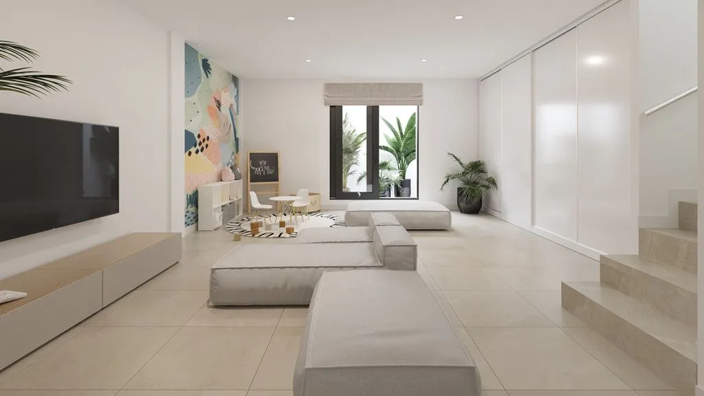 Living Room - Semi-Detached Villa with Pool in Estepona