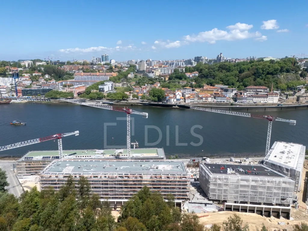 Vista aerea - T2 Apartment with River View in Vila Nova de Gaia