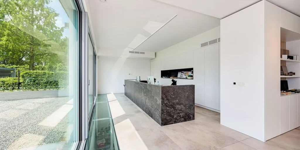 Hallway - Mixed-Use Building with Showroom in Borsbeek