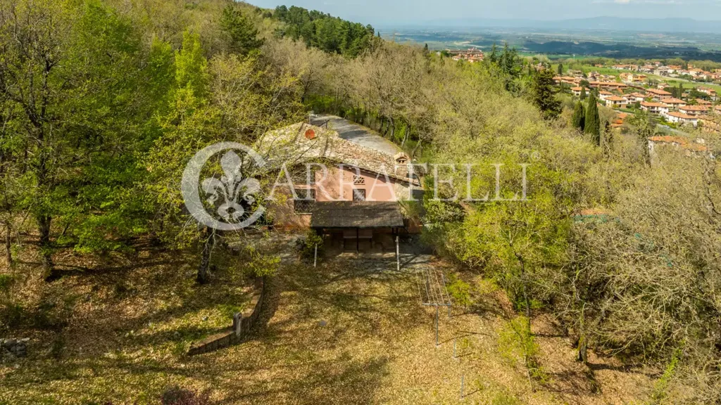 Vue aérienne - Rustic Property with Pool in Sarteano