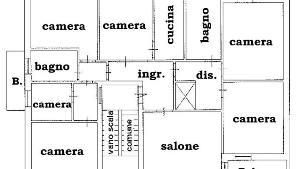 Plaan - Spacious Apartment with Balconies in Piacenza