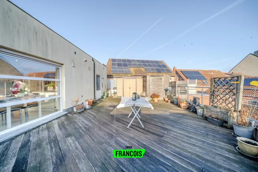 Terrasse - Appartement avec Terrasse Spacieuse à Boezinge