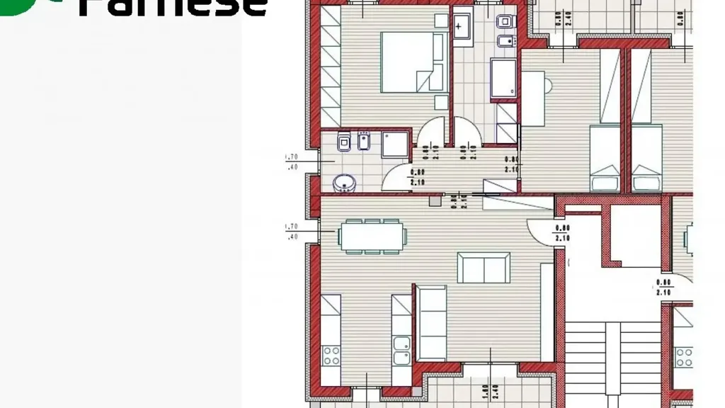 Plaan - New Triplex with Terrace in Piacenza