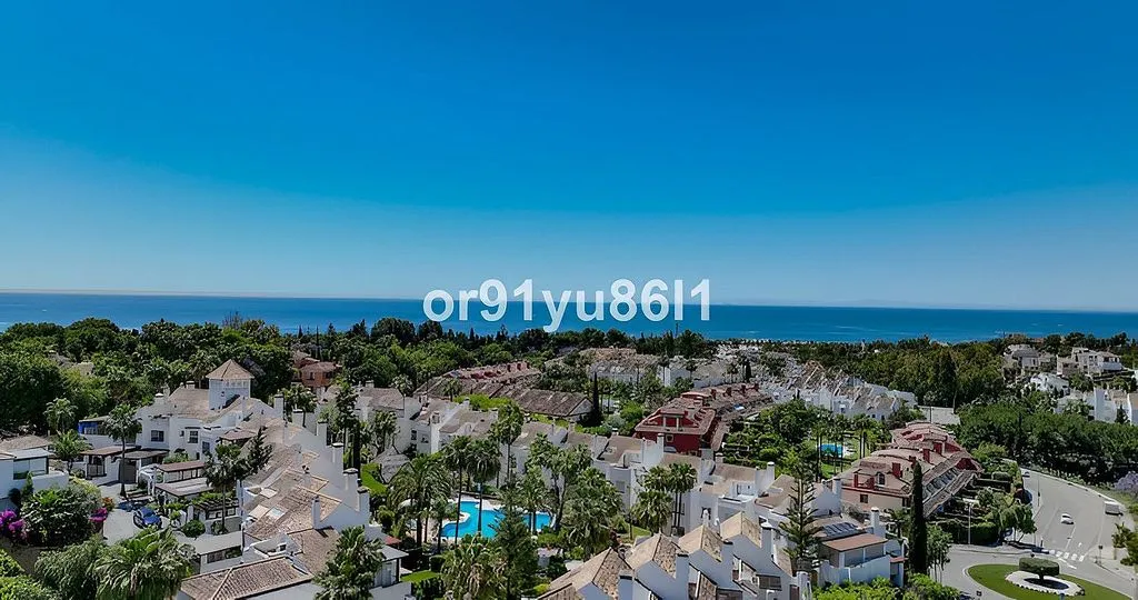 Vue aérienne - Luxury Semidetached House with Pool in Marbella