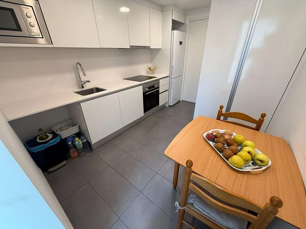 Cuisine - Modern Flat with Balcony in La Gavarra