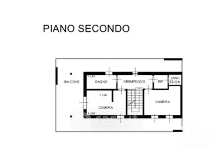 Planimetria - Luxury House with Garden in Rovereto