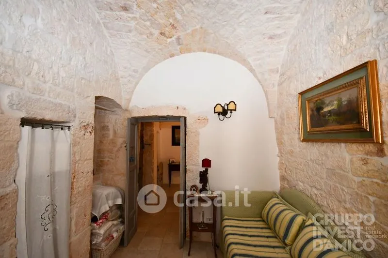 Living Room - Historic Palazzo with Panoramic View in Cisternino