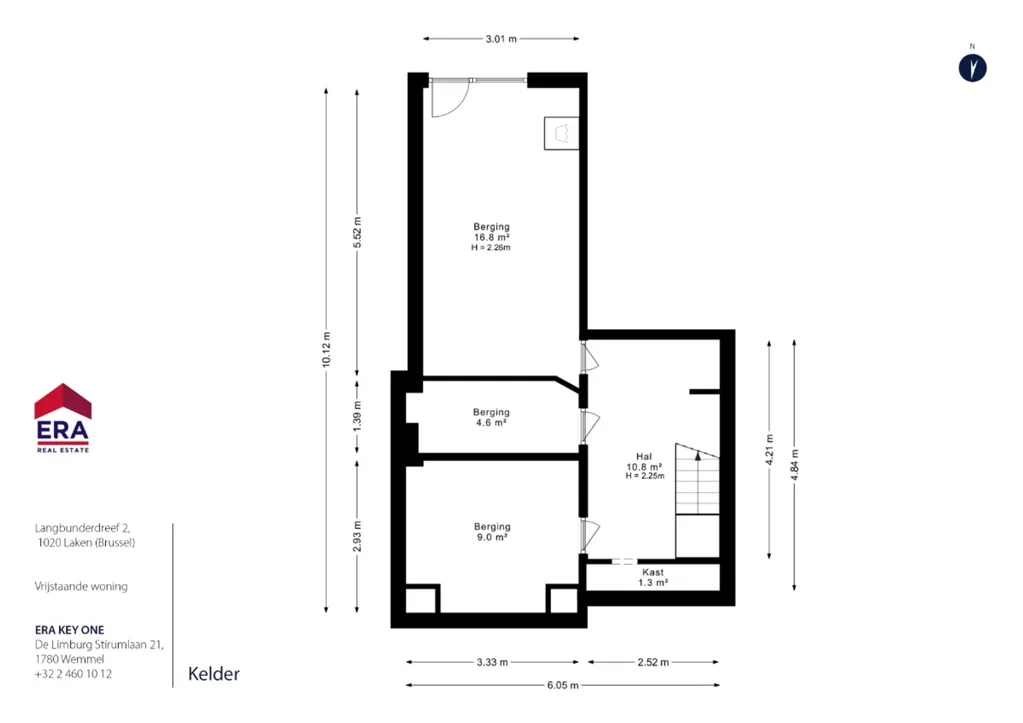 Plaan - Spacious Villa with Garden in Laeken