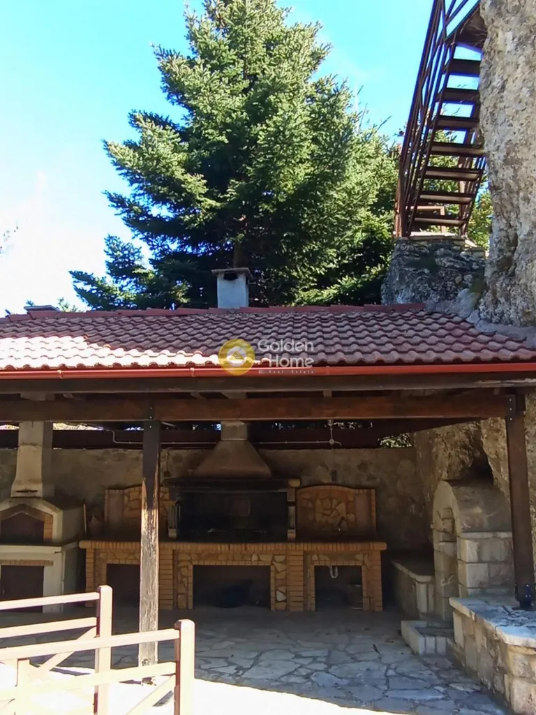 Garden - Villa with Mountain View in Amfissa