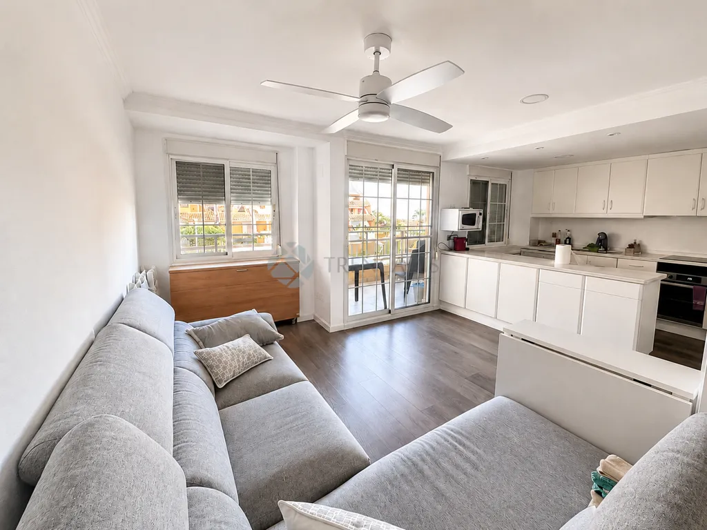 Séjour - Apartment with Sea View in El Perellonet
