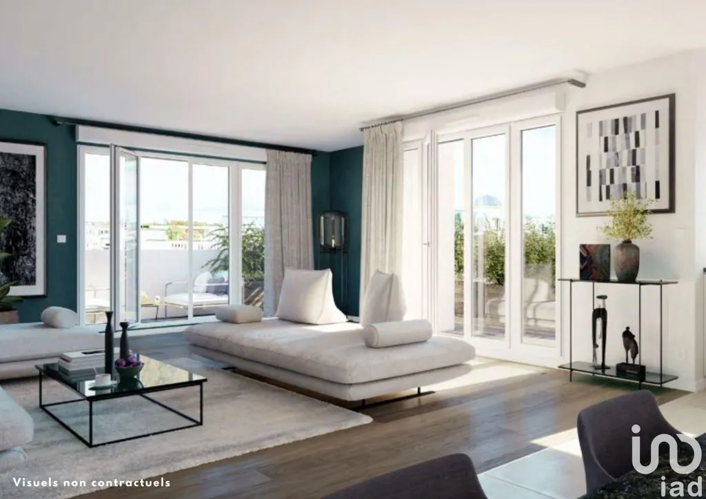 Séjour - Appartement Luxe avec Terrasse à Annecy