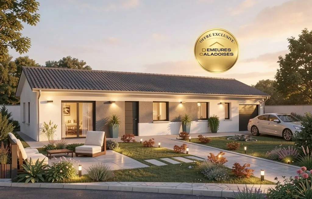 New 4-Piece House with Garden in Dompierre-sur-Veyle