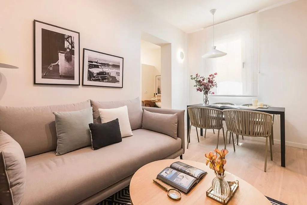 Séjour - Modernised Studio Flat in Chamberí, Madrid