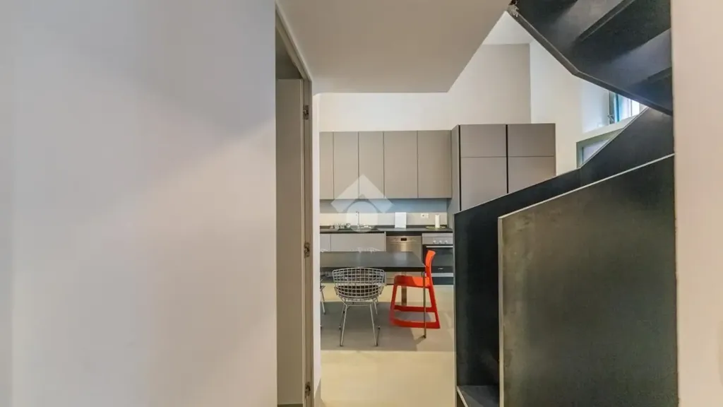 Cuisine - Charm Loft with Streetfront Windows in Milan