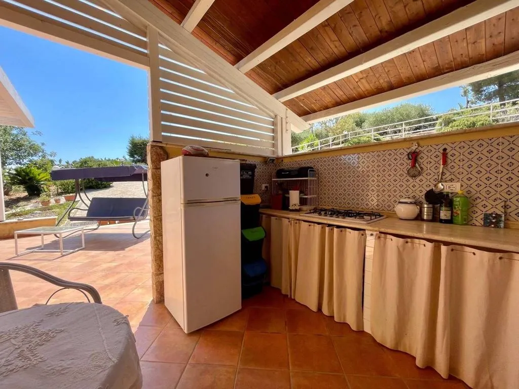 Kitchen - Luxury Villa with Sea View in Conza, Sicily