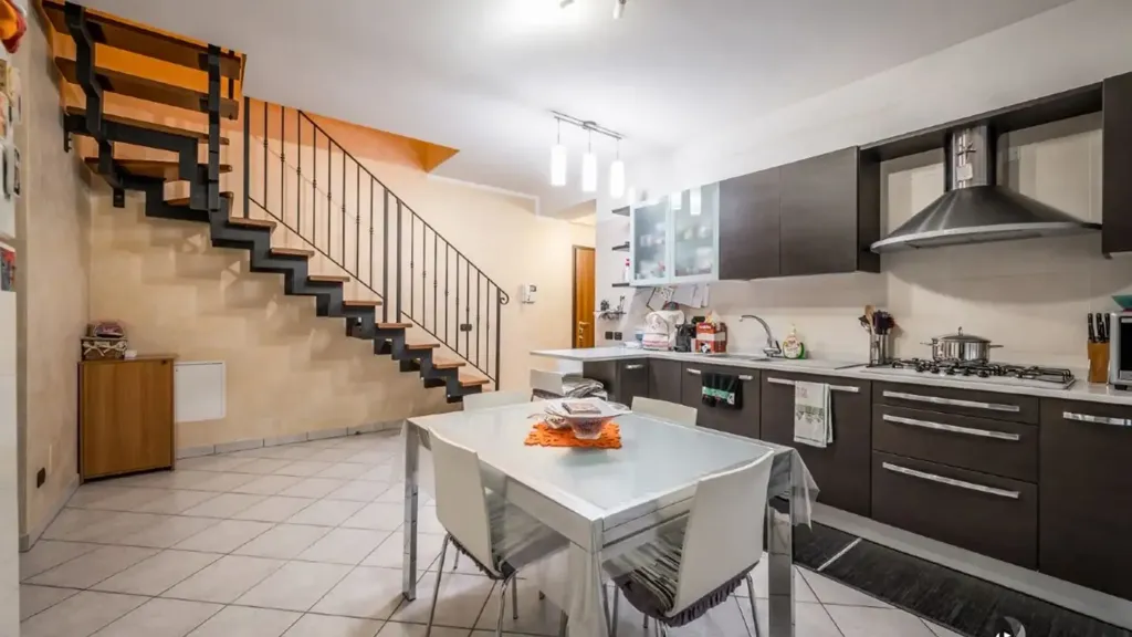 Köök - Modern Apartment with Balcony in Savignano Sul Panaro
