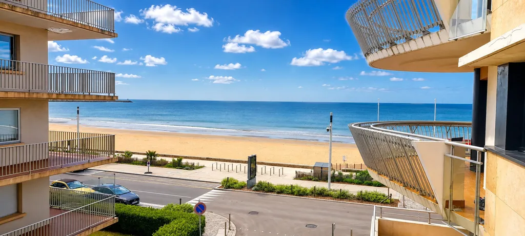 Balcon - Appartement avec Vue Mer à Pornichet