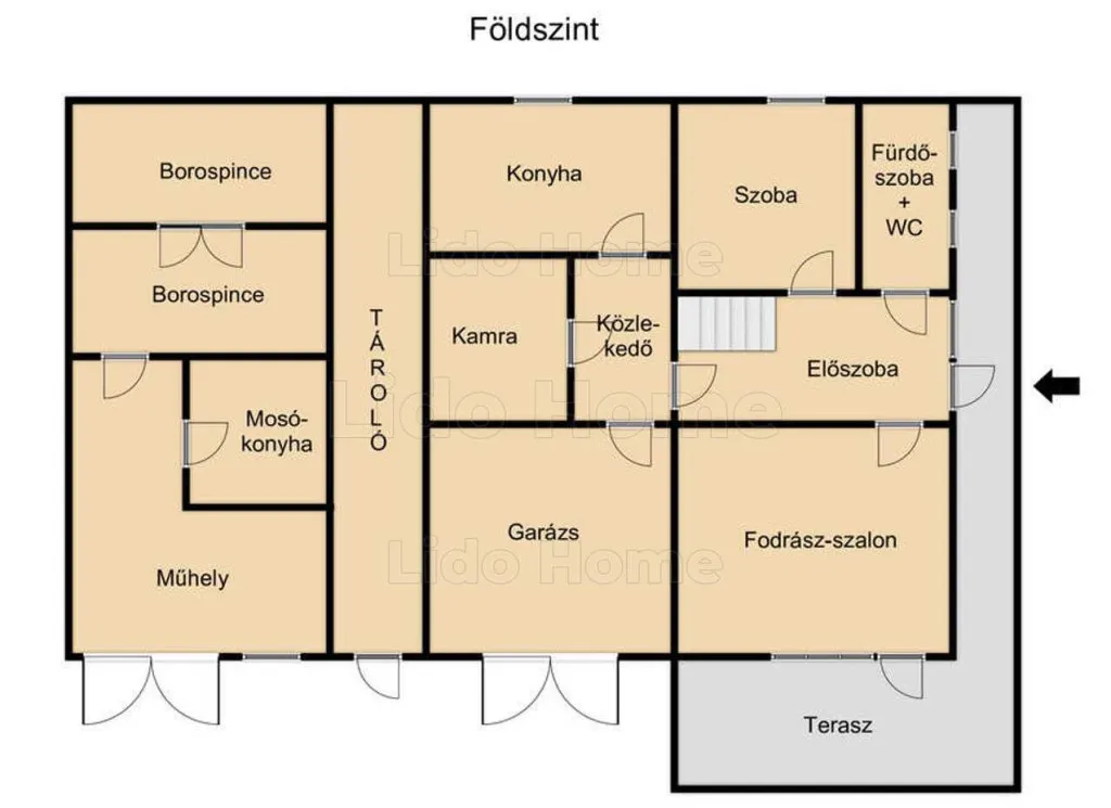 Plaan - Panoramic Family House in Tihany