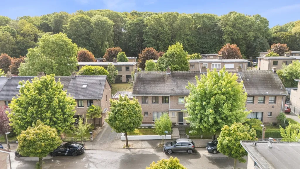 Vue aérienne - Maison Semi-Individuelle avec Jardin à Vilvoorde