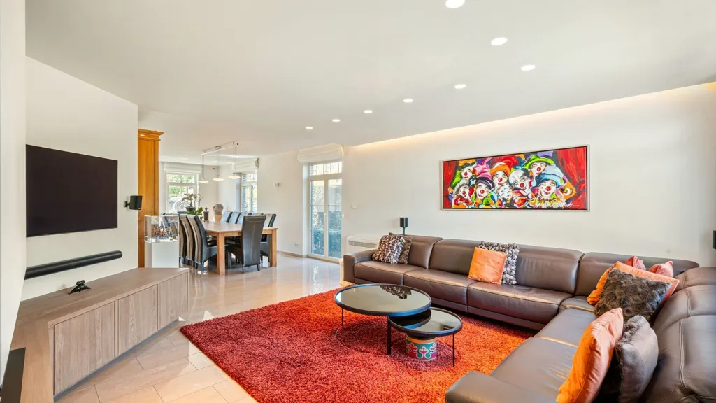 Living Room - Stately Villa with Garden in Romershoven