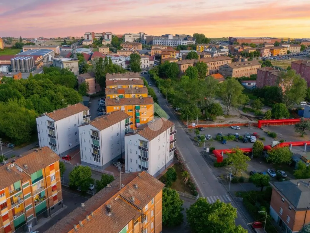 Vue aérienne - Modernised 3-Room Apartment in Sacca, Modena