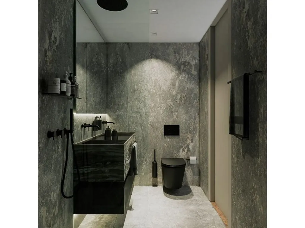 Salles de bain - Luxury Flat with Open Space Design in Maia