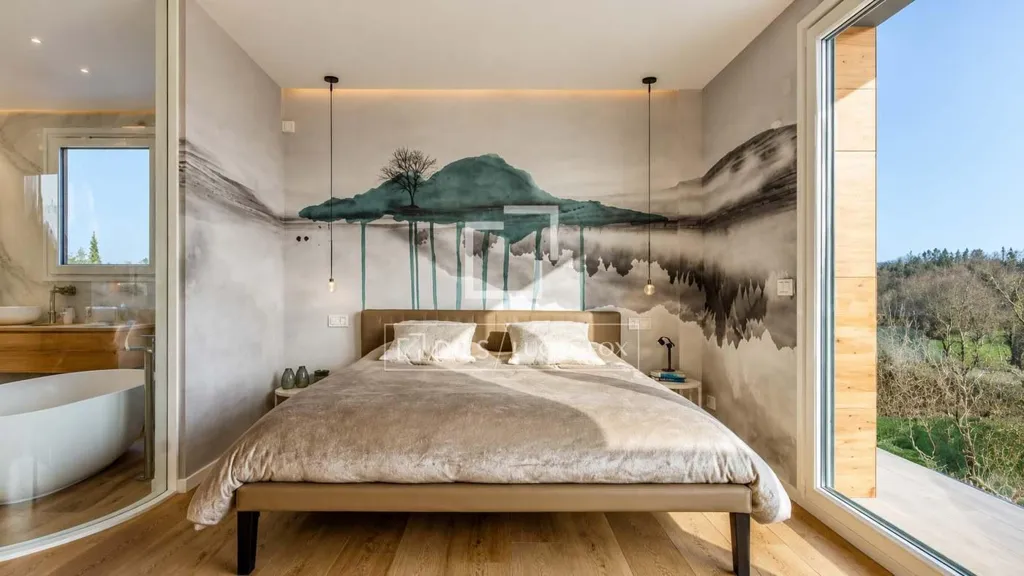 Chambres - Semi-Detached Villa with Pool in Miramon, Donostia