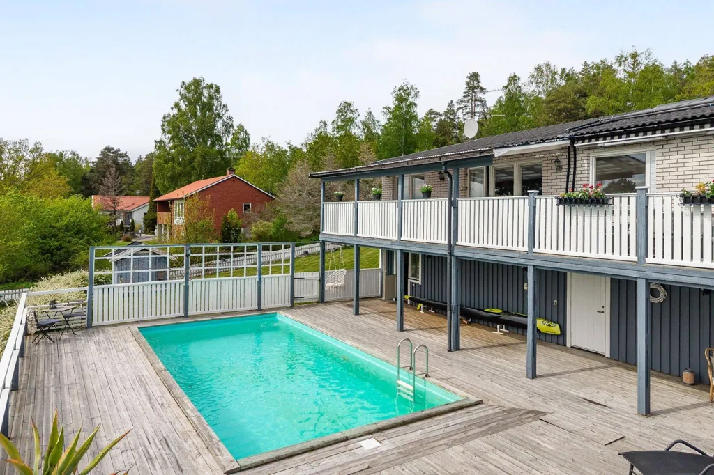 7-toaline maja asukohas Strängnäs kommun